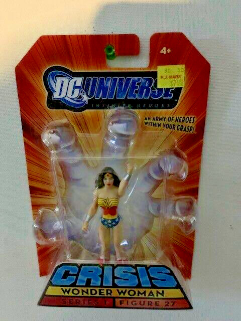 DC Universe Infinite Heroes Series 1 #27 Crisis Wonder Woman 4 in 2008 Mattel