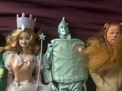 The Wizard Of Oz Barbie Ken Dorothy Scarecrow Tin Man Cowardly Lion Glenda