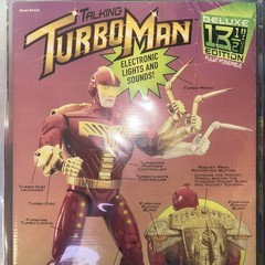 1996 Vintage Talking Turbo Man Jingle All The Way Action Figure AFA Graded