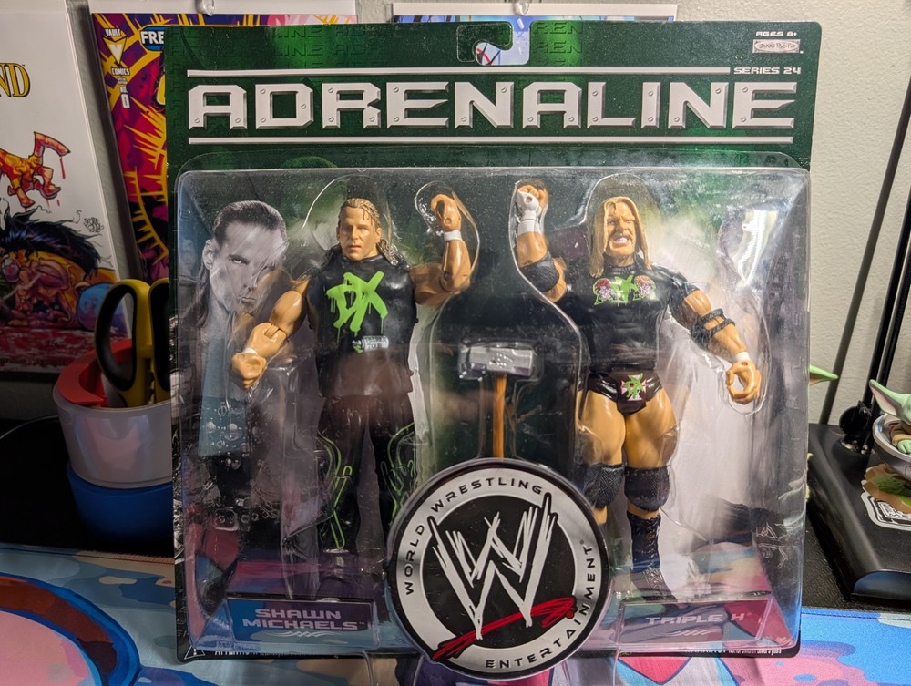 WWE Adrenaline Series 24 2 Pack 2007: Shawn Michaels & Triple H, New