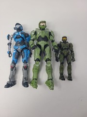Halo Jazwares Spartan Collection Kat Master Chief 6.5″ 4″ Action Figures Loose