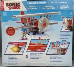 Sonic the Hedgehog Tornado Biplane Playset with Sounds & Motorized Propeller NIB