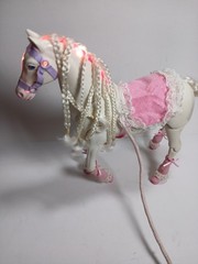 1991 Lewis Galoob Toys Starlight Walking Nod White Horse Working with Remote Box
