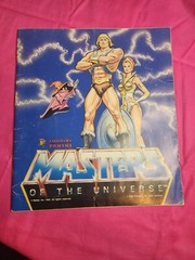 Vtg HE-Man sticker album Panini + Books + She-ra MOTU Lot of 7