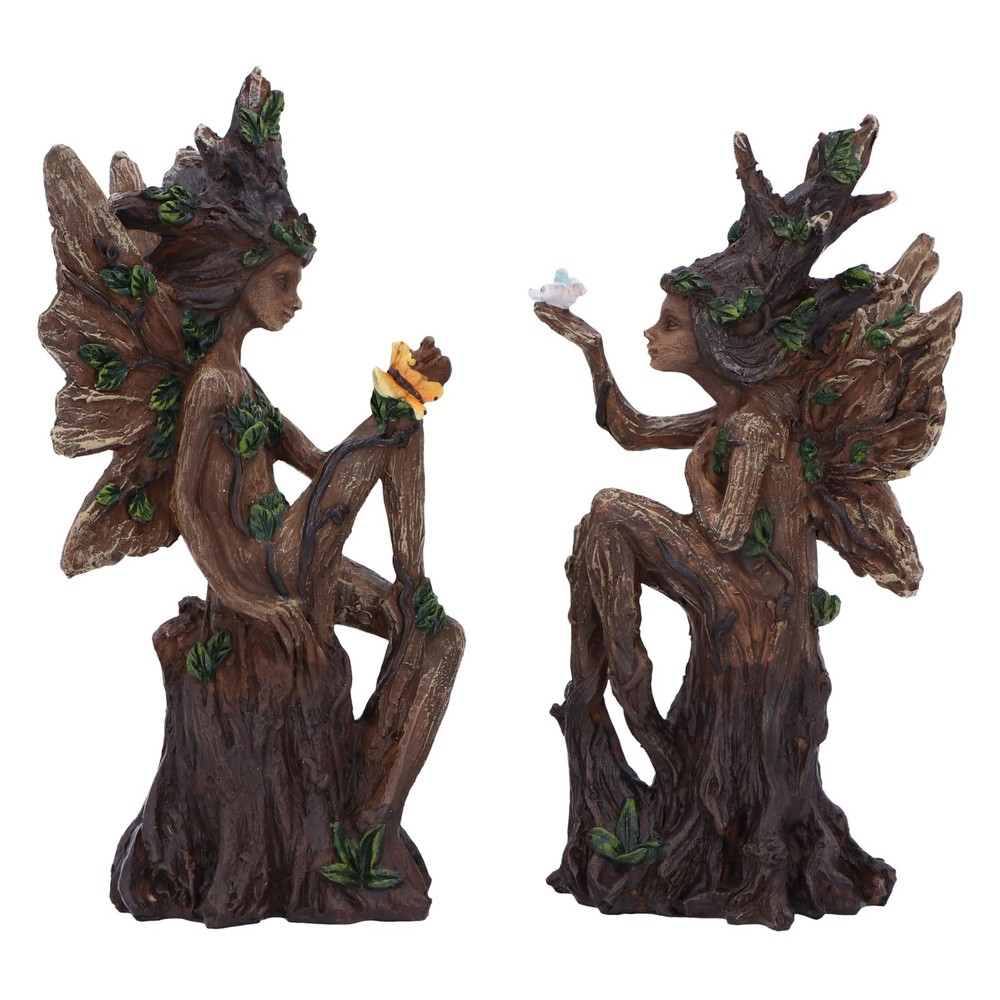Nemesis Now Woodland Beauty (set of 2) Figurines 15.5cm, Resin, Brown, Two Tree