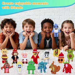 15PCS Italian Brainrot Steal a Brainrot 67 Toys, 1.8″ Brain Rot Action Figure, V