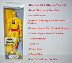 20 PACK 12″ Inch Action Figures Clear Plastic Protectors Case Display Boxes