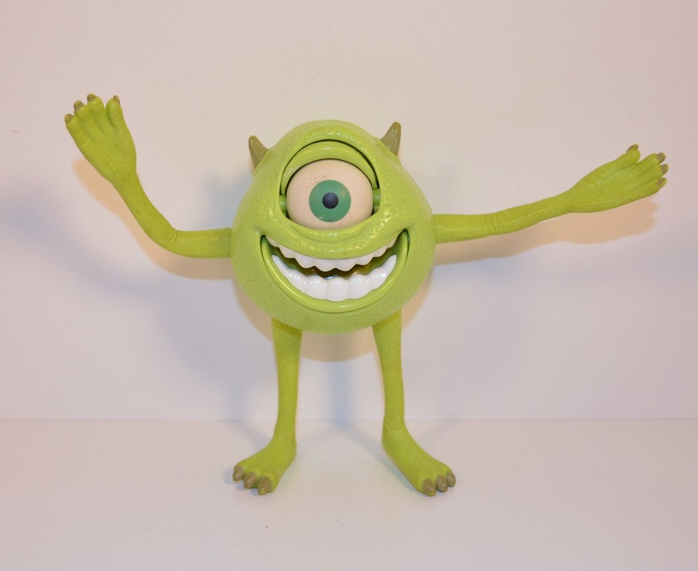2002 Mike Wazowski 4.75″ McDonald’s EUROPE Action Figure Disney Monsters Inc