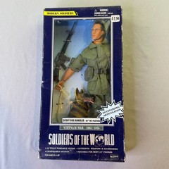 Soldiers Of The World Vietnam War Scout Dog Handler 49th Infantry Platoon Figure