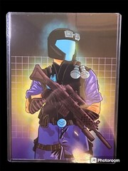 Transformers Viper Cobra Decepticon Purple Black Major Custom GI Joe w/Filecard