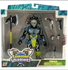Triax Skiver Night Lands Deco Boss Fight Studio Saurozoic Warriors Dinosaur Toy