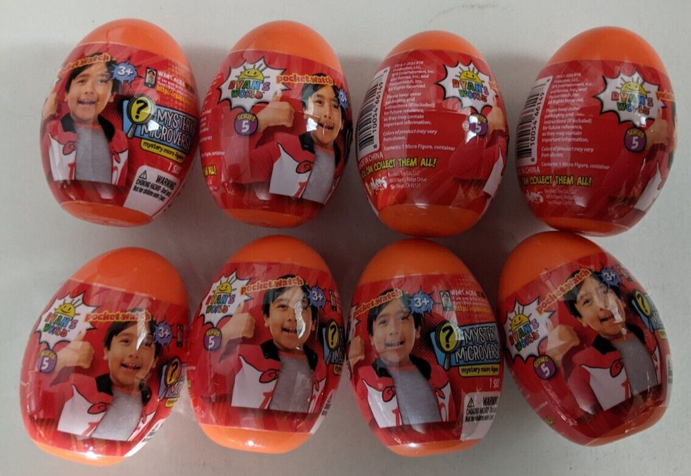 Ryan’s World Mystery Microverse Figure Series 5 LOT 8 NEW Sealed Egg Orange 2022