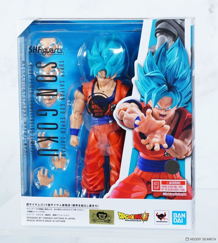 Bandai S.H.Figuarts Super Saiyan God Son SS Son Goku (Blue Power) Dragon Ball Z