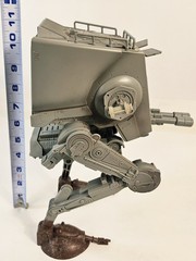 Star Wars 2009 AT-ST Scout Walker And 2 2010 Scout Drivers