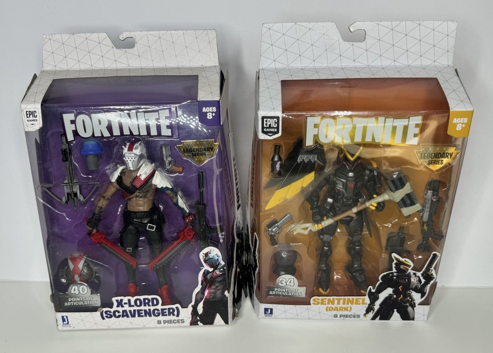 Fortnite Legendary Series Sentinel & X-Lord (Scavenger) Figure Set