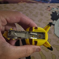 Pikachu Pokemon Mini Stapler Nintendo 1999 Collectible Toy Figure Vintage Retro
