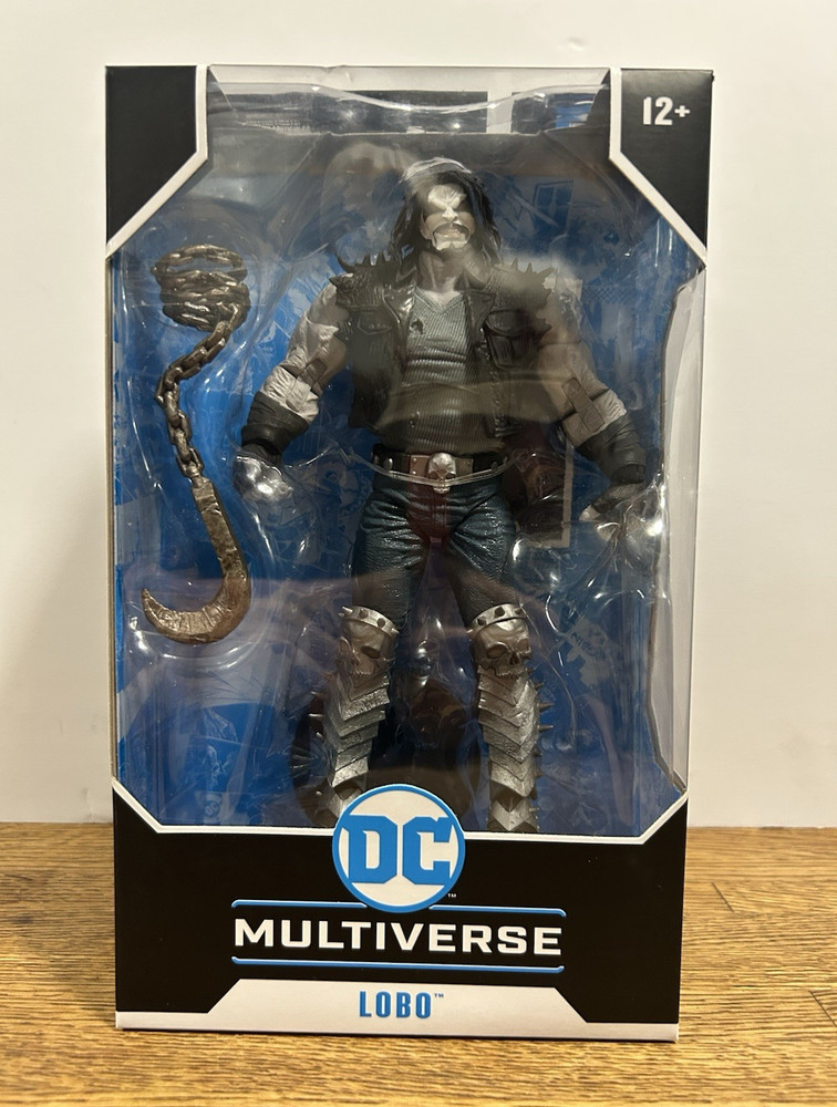McFarlane Toys DC Multiverse Lobo DC Rebirth Action Figure, 12+, Black/Gray