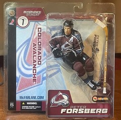 McFarlane’s Sportspicks PETER FORSBERG Series 7 Avalanche Figure New In Package