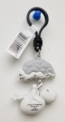 (2024) Monogram 2.75″ Junji Ito Uzumaki B&W “Mushroom Baby” 3D Figural Bag Clip