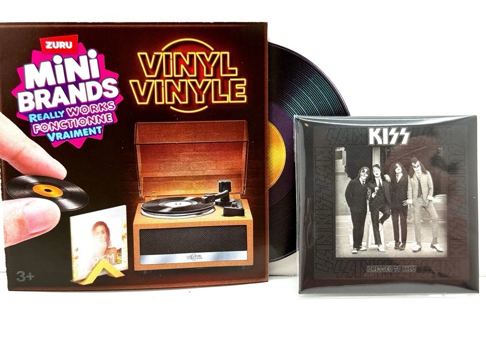 Zuru 5 Surprise Mini Brands Vinyl Really Works Rock And Roll All Nite By KISS￼