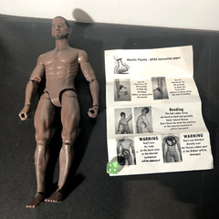 Kaustic Plastik kp 04 3 Gen k body black 1/6 1:6 12″ Scale KP04C