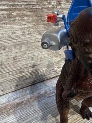 DINO RIDERS Tagg W/ Complete Pachycephalosaurus Tyco Toys Rare Dinosaur Set VTG