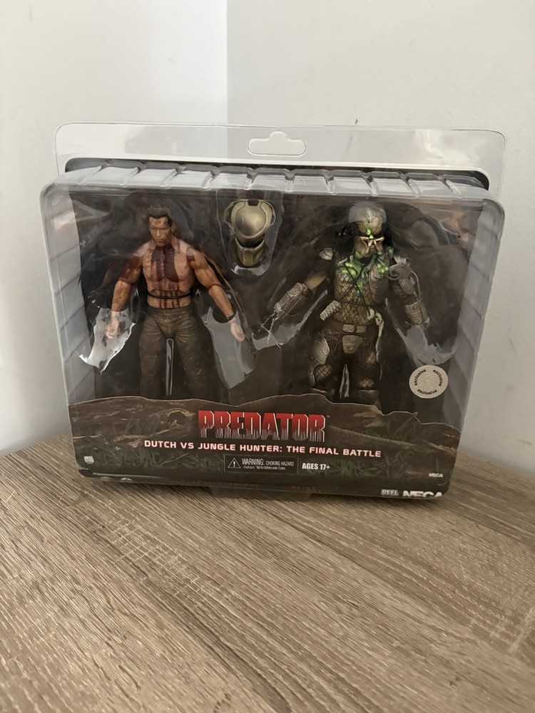 NECA Predator Dutch vs Jungle Hunter The Final Battle 2-Pack TRU Exclusive MIB