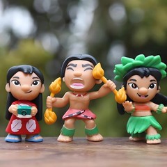 HOT 12pcs/set Stitch Scrump Lilo 5-7cm PVC Anime Figure Cartoon Characters Gift