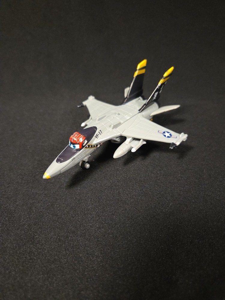 Disney Pixar Planes Bravo Diecast Jet VF-17 Mattel Number 210 Gray/Red