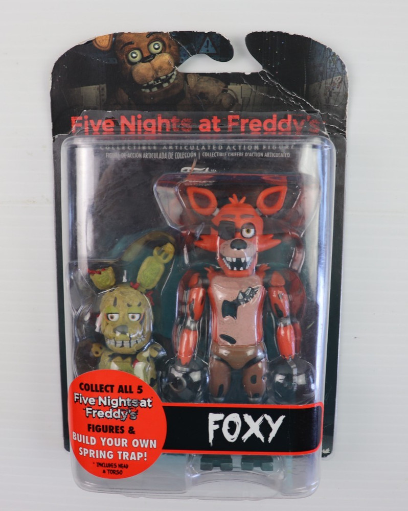 Five Nights At Freddy’s Foxy Action Figures Torso and Head Toy SEALED 2016