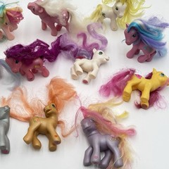 Vintage My Little Pony 1980s G1 action figures Various Sizes Plastic Lot Of 11