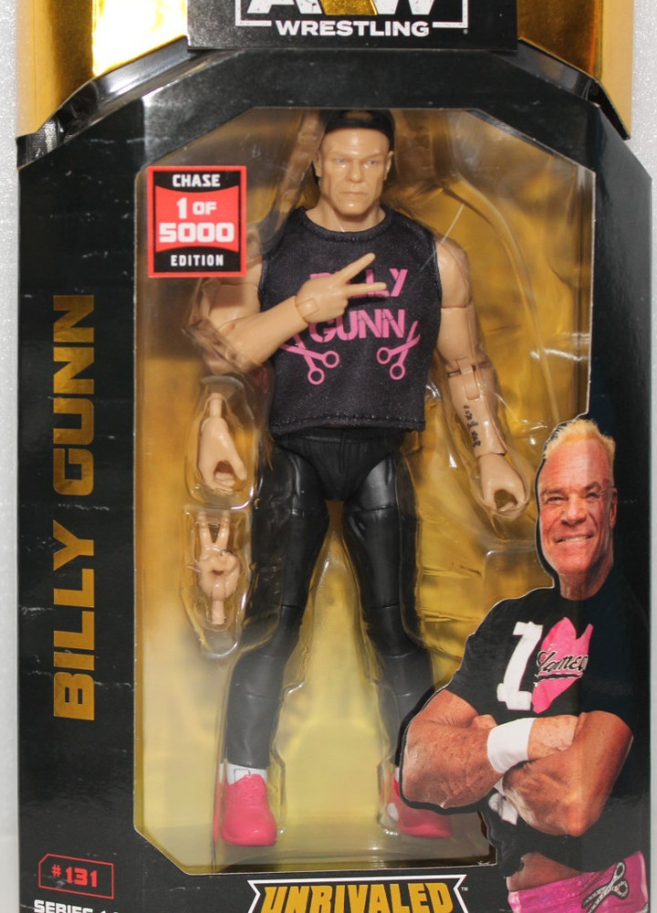 BILLY GUNN CHASE #131 SERIES 14 AEW ALL ELITE WRESTLING UNRIVALED COLLECTION NEW