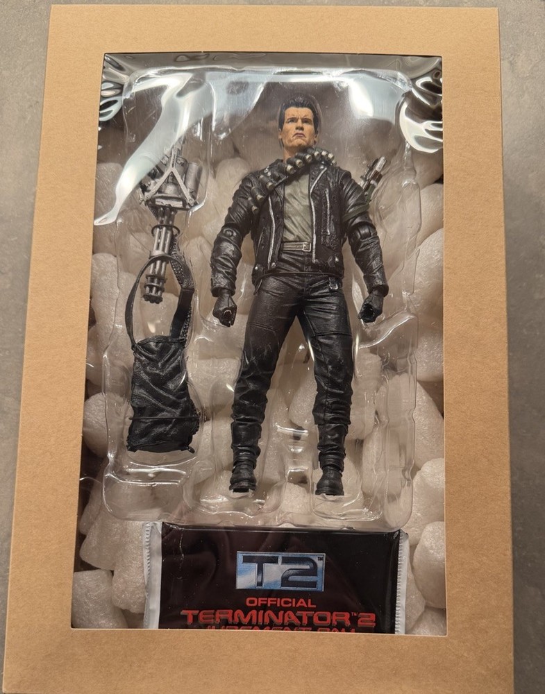 Terminator 2 Judgement Day T-800 Arnold Schwarzenegger Action Figure CARDS