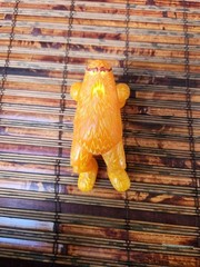 SCOOBY DOO 10,000 VOLT GHOST MONSTER ACTION FIGURE ORANGE YOGA MONSTER 5 inches