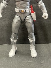 Hasbro Power Rangers Lightning Collection Mighty Morphin Silver Ranger Custom
