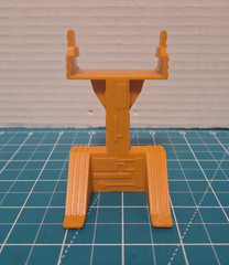 HE MAN Masters of the Universe Castle Grayskull GUN Closed Mount Original Part