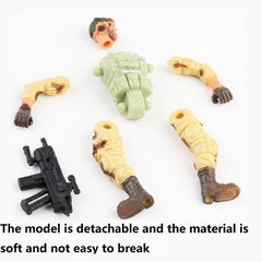 8 Pcs/set SWAT Military Army Action Figure Joints Soldiers Model Toy For Kids