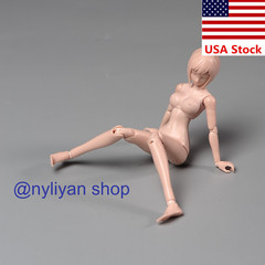 86TOYS T86-ST03-A 1/12 Female Pale Large Breast Flexible Joint Figure Girl Body