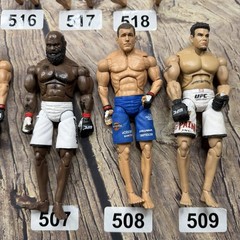 Huge Lot Jakks Pacific UFC Action Figures GSP Rampage BJ Penn Kimbo Hughes