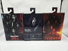 Lot Of (3) Neca Ghostface Ultimate: Manhattan 2023, Inferno Comic-Con Full Set