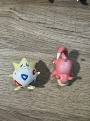 TOMY Vintage Pokémon Mixed Lot 10 Figures Set Togepi Slowpoke Slowbro Slowking