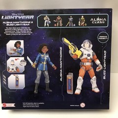 Disney Pixar Lightyear 2022 Alpha Class Buzz & Alisha Hawthorne 2 Pack Figure