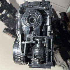Transformer Nemesis Optimus Prime Black Silver Blue Complete Description 8 Inch