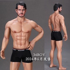 LDDOLL 34Boy 1/6 Steel Bone Finger Bone Seamless Muscular Man Body For 12″Figure