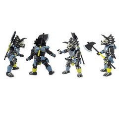 Triax Skiver Night Lands Deco Boss Fight Studio Saurozoic Warriors Dinosaur Toy
