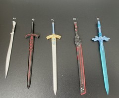 In Stock Hand-painted 1/12 Sword Weapon Model Decor For DIY 6″ Action Figure