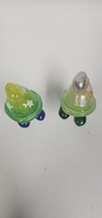 3″ Vinyl SFBI Mini Figure Cheech Wizard Yellow Green Pink Blue Silver Glitter