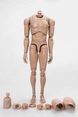 1/6 Male Narrow Shoulders Muscular Joint Body For 12” Action Figure Model Doll