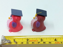 Hootsburgh Owl 1.75″ Figures 2 pink & brown Doc McStuffins Disney Just Play