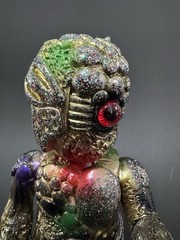 REALHEAD Mutant Chaos x Blobpus Gold Glitter Sofubi Figure Japan Rare